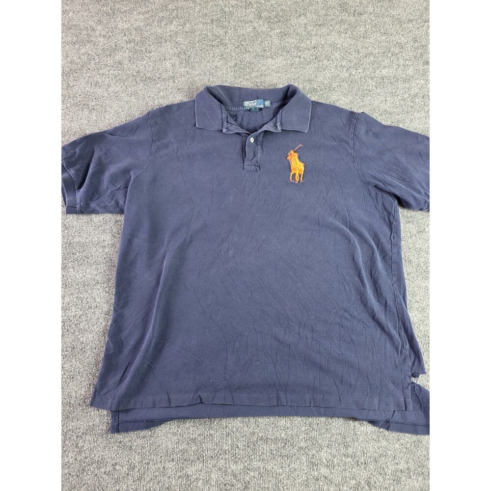 Polo Ralph Lauren Big Pony Polo Shirt Mens 2XLT Tall Blue